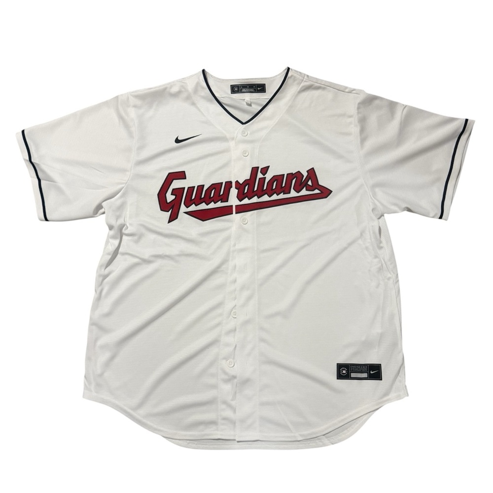 Nike Cleveland Guardians Jersey Men's Size XL MLB No Name Blank Baseball NWOT
